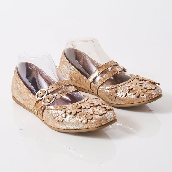 Free People Tan Floral Flats - Picture 12 of 16